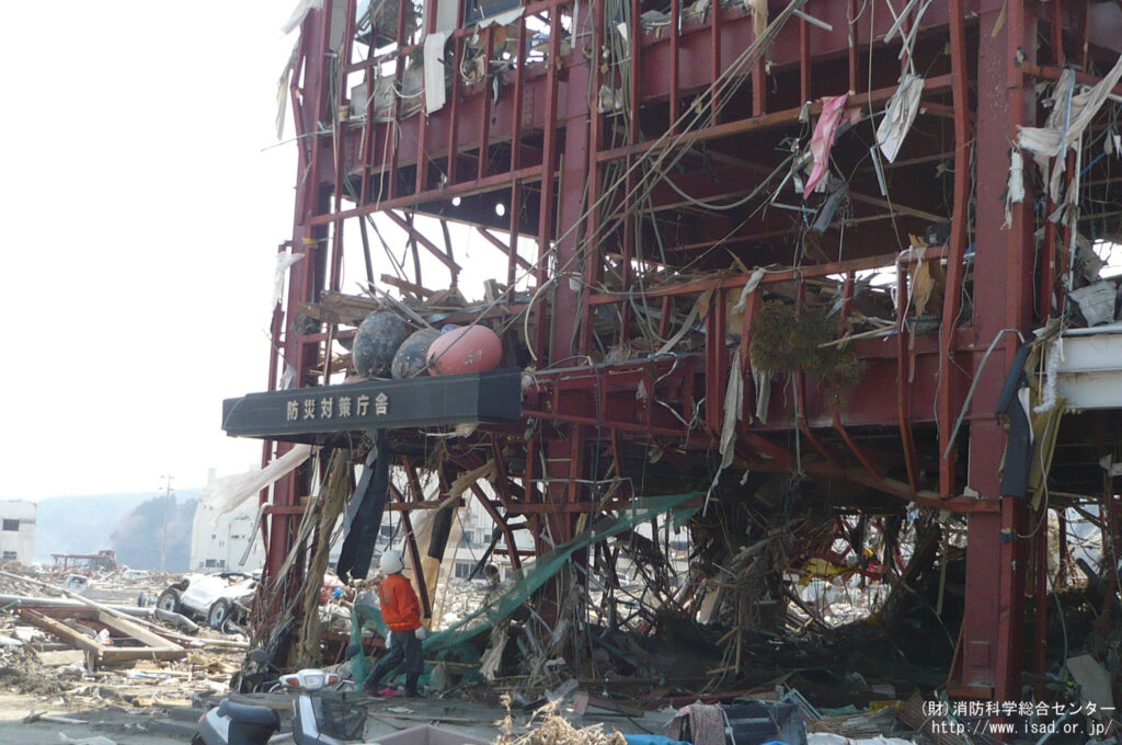 東日本大震災被災事例１　出典：一般財団法人消防防災科学ｾﾝﾀｰ 災害写真