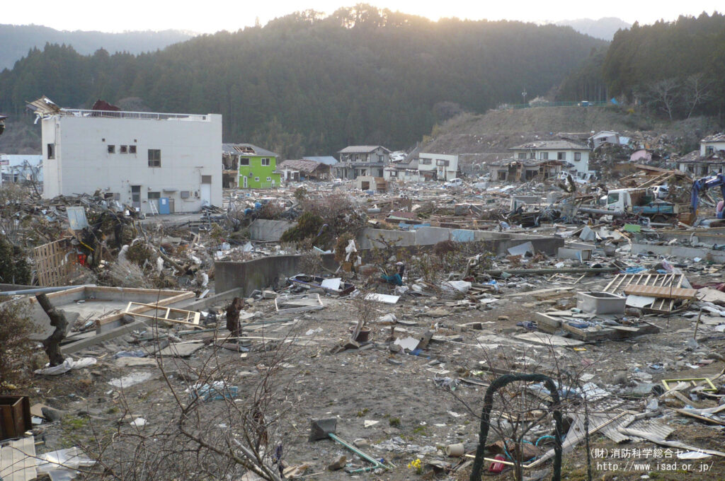 東日本大震災被災事例２　出典：一般財団法人消防防災科学ｾﾝﾀｰ 災害写真